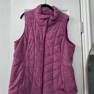 The North Face Women's Pink Quilted Vest XL
